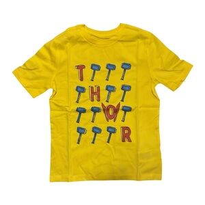 Marvel Yellow Tee with Thor Design